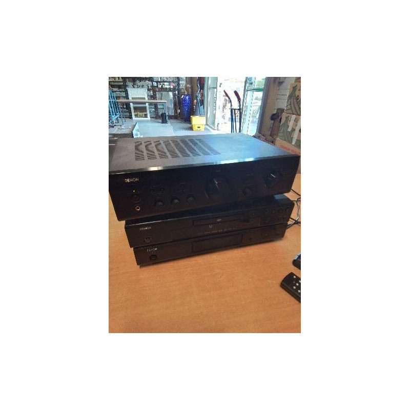 ENSEMBLE AMPLIFICATEUR DENON PMA-700AE+DVD PLAYER DENON 1740+COMPACT DISC PLAYER DENON DCD500AE