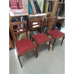 3 CHAISE BOIS ASSISE...