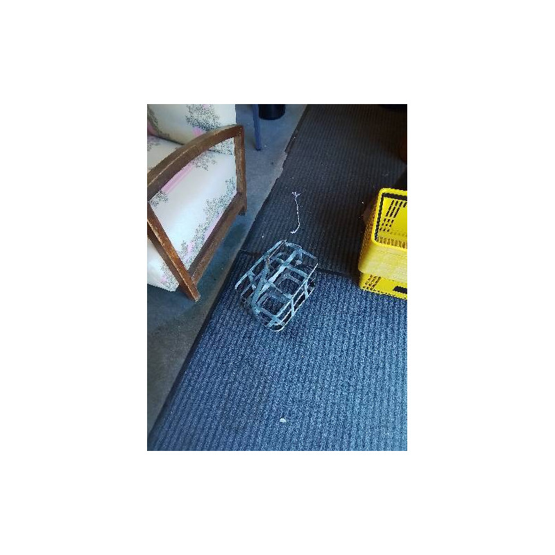 PORTE BOUTEILLES MÉTAL 6 BTS ANNÉES 50