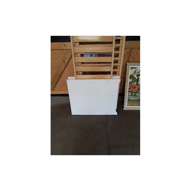 LIT BÉBÉ BOIS CLAIR A BARREAUX 60X120