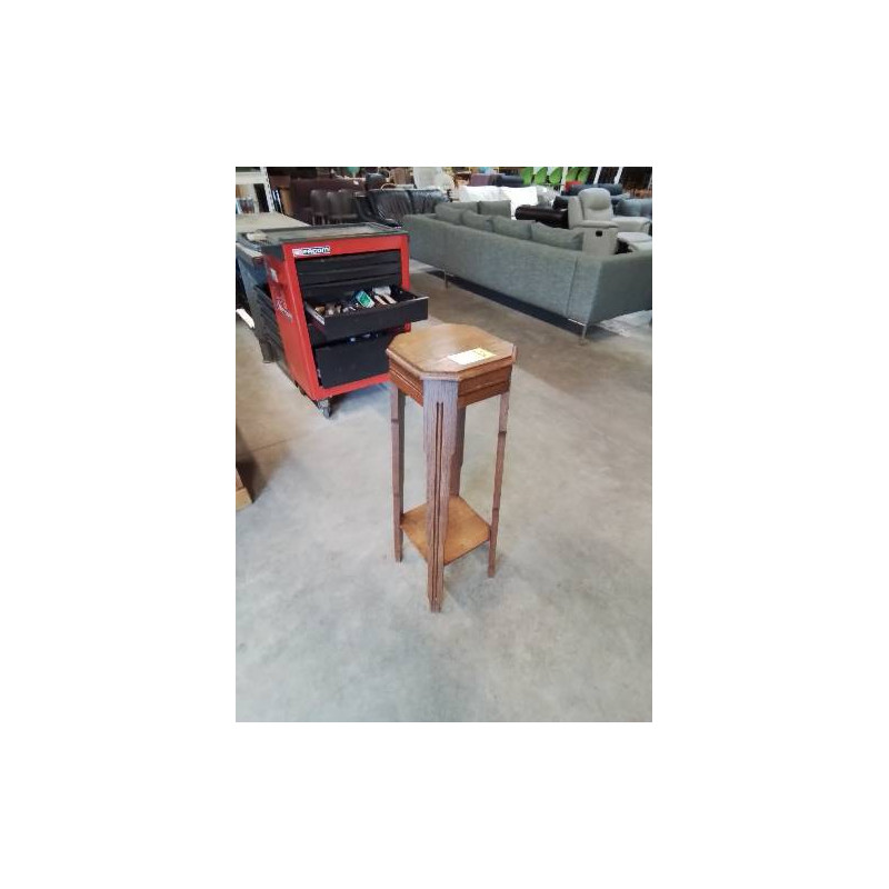 SELLETTE HEXAGONALE BOIS ANNÉES 40