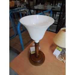 LAMPE ART DÉCO BOIS ET...