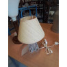 LAMPE PIED CRISTAL DE FRANCE J13 AJ VANNERIE 
