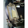 APPLIQUE MIROIR BRONZE AUX MASCARONS FIN XIXE