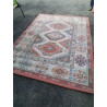 TAPIS LAINE ECRU ORANGÉ BLEU 228CMX167CM