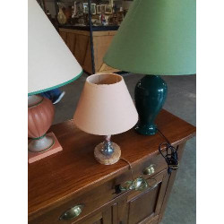 LAMPE COLONNE MARBRE ET...