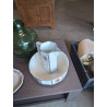 NÉCESSAIRE DE TOILETTE 2 PIECES CERAMIQUE ONNAING MODÈLE CARMEN FIN XIXE 