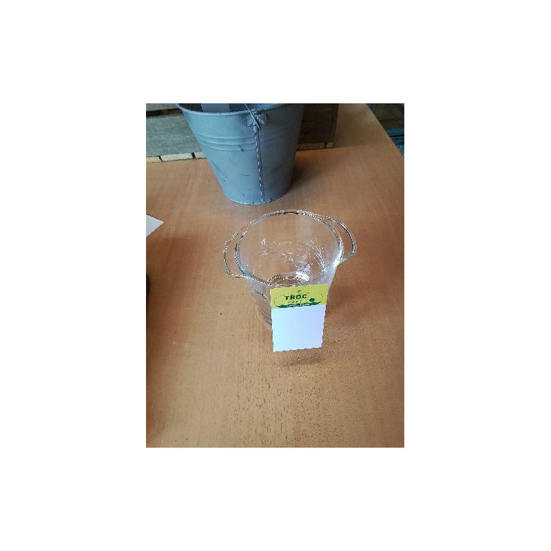 SEAU A GLACE CRISTAL D’ARQUES AUX EPIS DE BLÉ 