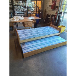 LIT GIGOGNES PIN 2 MATELAS...