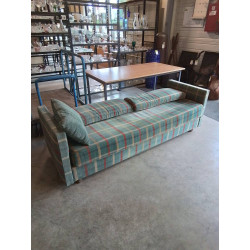 BANQUETTE TISSU VERT...