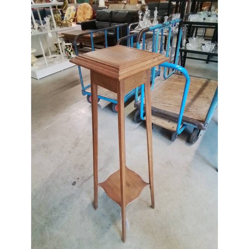 SELLETTE HAUTE CARRÉ BOIS GRAVÉ DÉBUT XXE