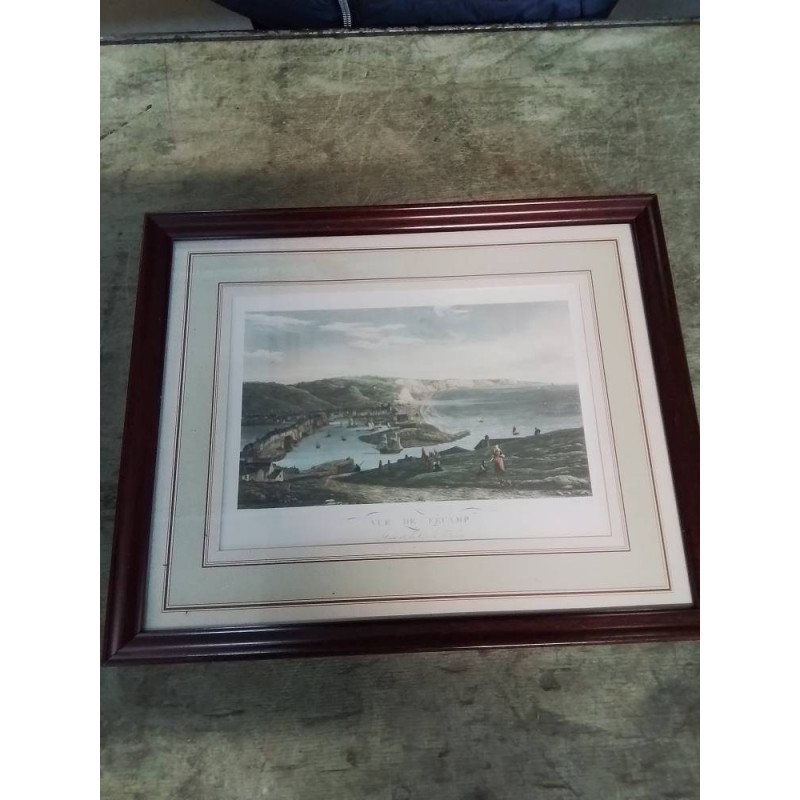 GRAVURE VUE DE FECAMP