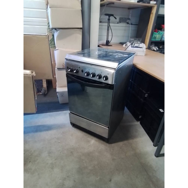 GAZINIERE INDESIT CUCINA K3G210(X)/FR 4 FEUX GAZ DE VILLE FOUR ÉLECTRIQUE