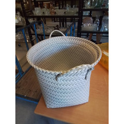 PANIÈRE RONDE TRESSÉE TAUPE...
