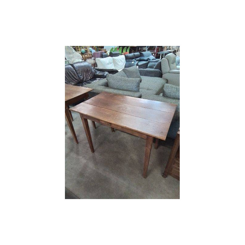 TABLE RECTANGULAIRE BOIS 1 TIROIR DÉBUT XXE