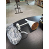 APPLIQUE MURALE ORIENTABLE AVEC INTERUPTEUR MÉTAL BLANC