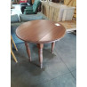 TABLE RONDE A ABATTANTS BOIS 80X76,5CM