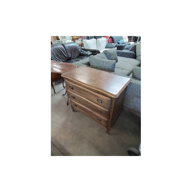 COMMODE CHANTOURNÉ 3 TIROIRS STYLE RÉGENCE 