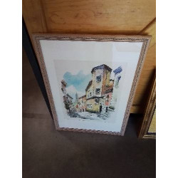 TABLEAU RUELLE CADRE ECRU 