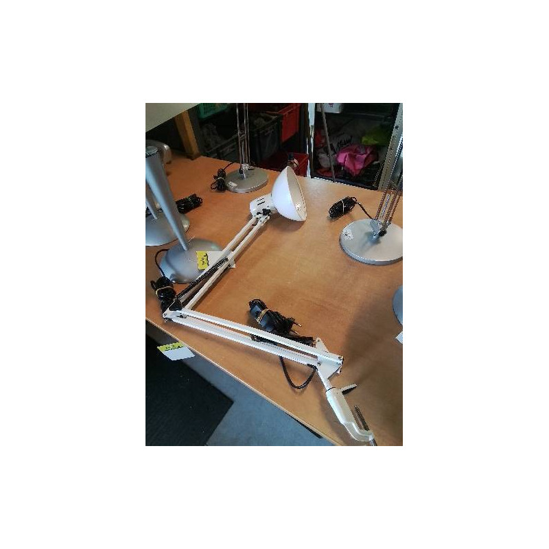 LAMPE D’ARCHITECTE MÉTAL BLANC UNILUX 