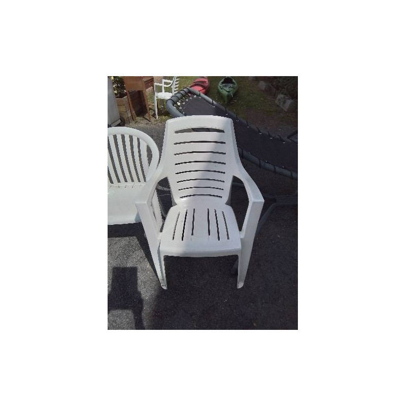 FAUTEUIL DE JARDIN RÉSINE BLANC CURVER