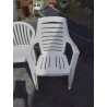FAUTEUIL DE JARDIN RÉSINE BLANC CURVER