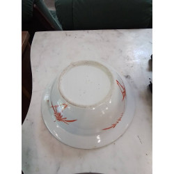 BASSIN  PORCELAINE CHINE FIN XIXE DÉBUT XXE
