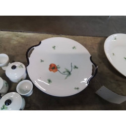SERVICE 74 PIECES PORCELAINE DE LIMOGES AU TREFLE
