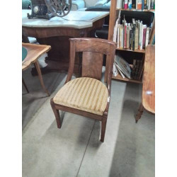 CHAISE GONDOLE ACAJOU...