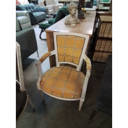 CABRIOLET BOIS ECRU ASSISE...