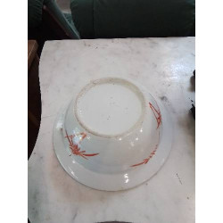 BASSIN  PORCELAINE CHINE FIN XIXE DÉBUT XXE