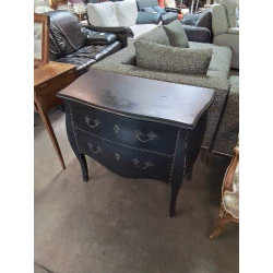 COMMODE GALBÉE BOIS NOIR 2...
