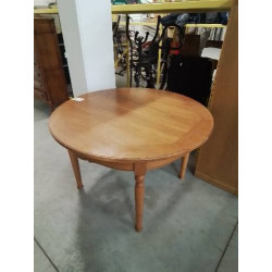 TABLE RONDE CHÊNE CLAIR...