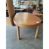 TABLE RONDE CHÊNE CLAIR 110X77CM 2RALLONGES PIERSON 