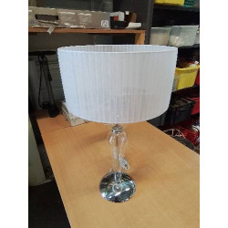 LAMPE VERRE SOCLE MÉTAL...