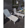 BAIN DE SOLEIL RESINE BLANC