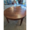 TABLE OVALE ET SES 6 CHAISES BOIS CANNÉ ACAJOU STYLE LOUIS XVI 