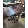 TABLE ANGLAISE A ABATTANTS ET COLONNES BOIS 