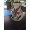 VASE LEGRAS ART DÉCO DÉCOR AU FEUILLES 20CM