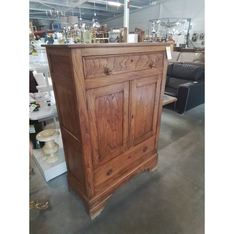 BUFFET 3 QUART BOIS MOULURÉ 2 TIROIRS 2 PORTES DÉBUT XXE