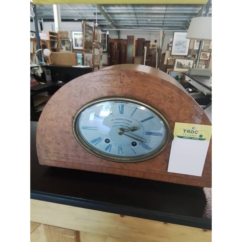 PENDULE DE CHEMINÉE ART DÉCO LA PENDASTRAVIA EN L\'ÉTAT