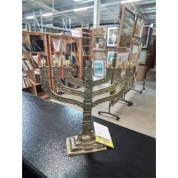 MENORAH 7 BRANCHES BRONZE