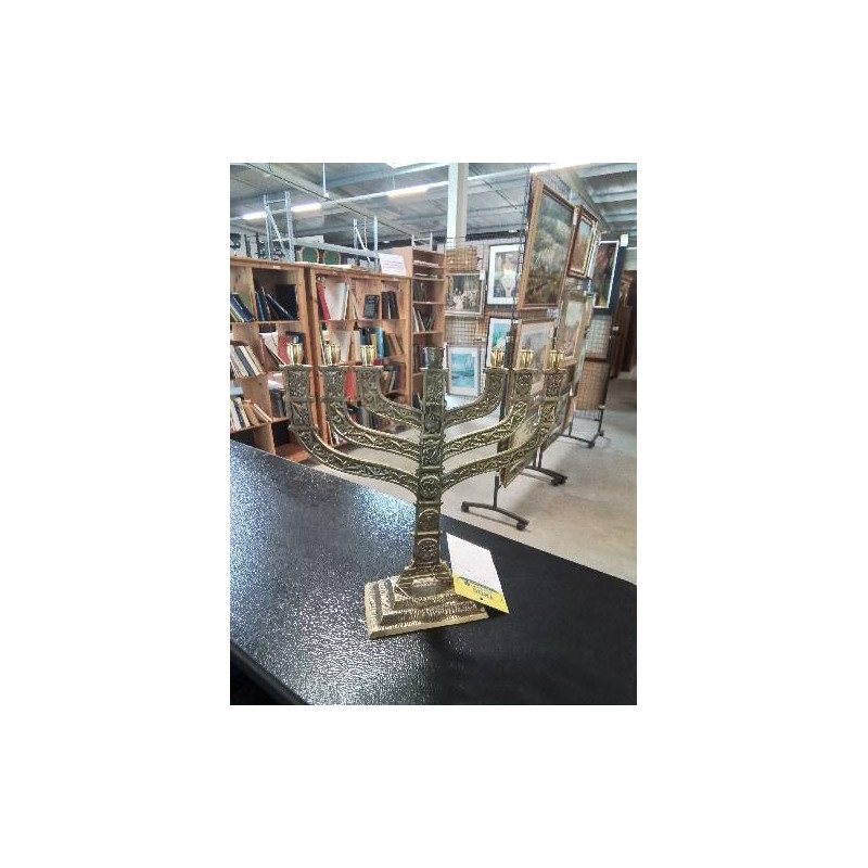 MENORAH 7 BRANCHES BRONZE
