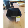 CACHE POT RÉSINE GRIS MARCHIORO 25X25X23CM