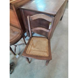 CHAISE BOIS ASSISE CANNÉE...