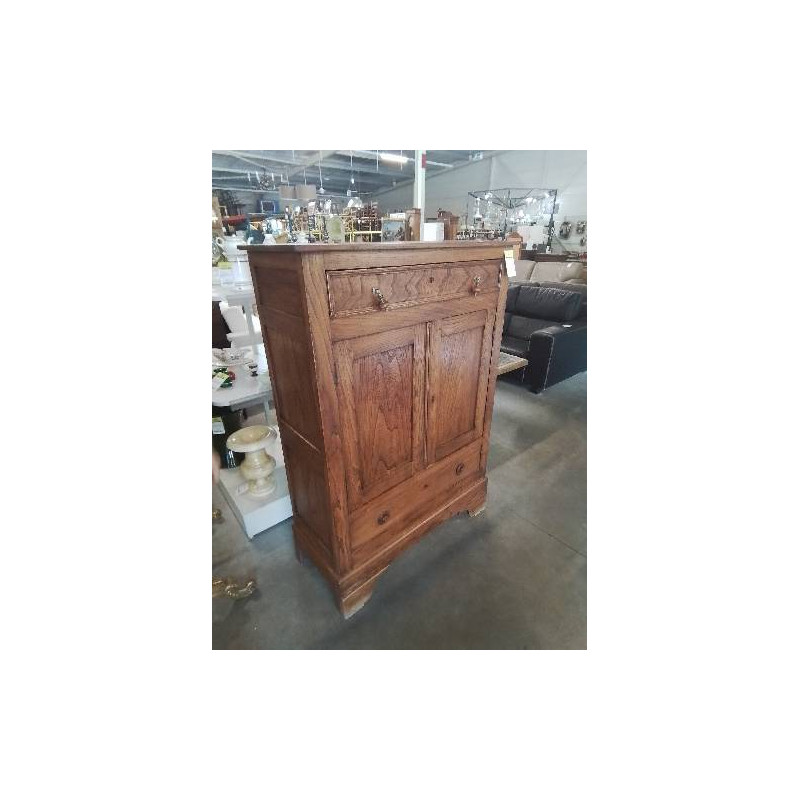 BUFFET 3 QUART BOIS MOULURÉ 2 TIROIRS 2 PORTES DÉBUT XXE