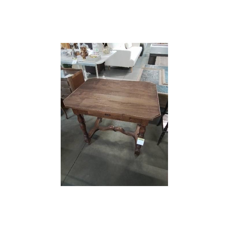 TABLE OCTOGONAL LOUIS XIII 1 TIROIR 