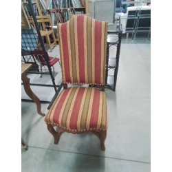 CHAISE STYLE LOUIS XIV BOIS...