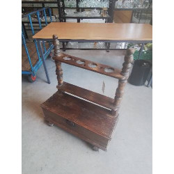VESTIAIRE BOIS TOURNÉ XIXE