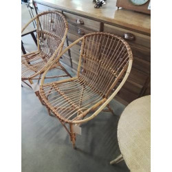 FAUTEUIL GONDOLE BAMBOU ET...